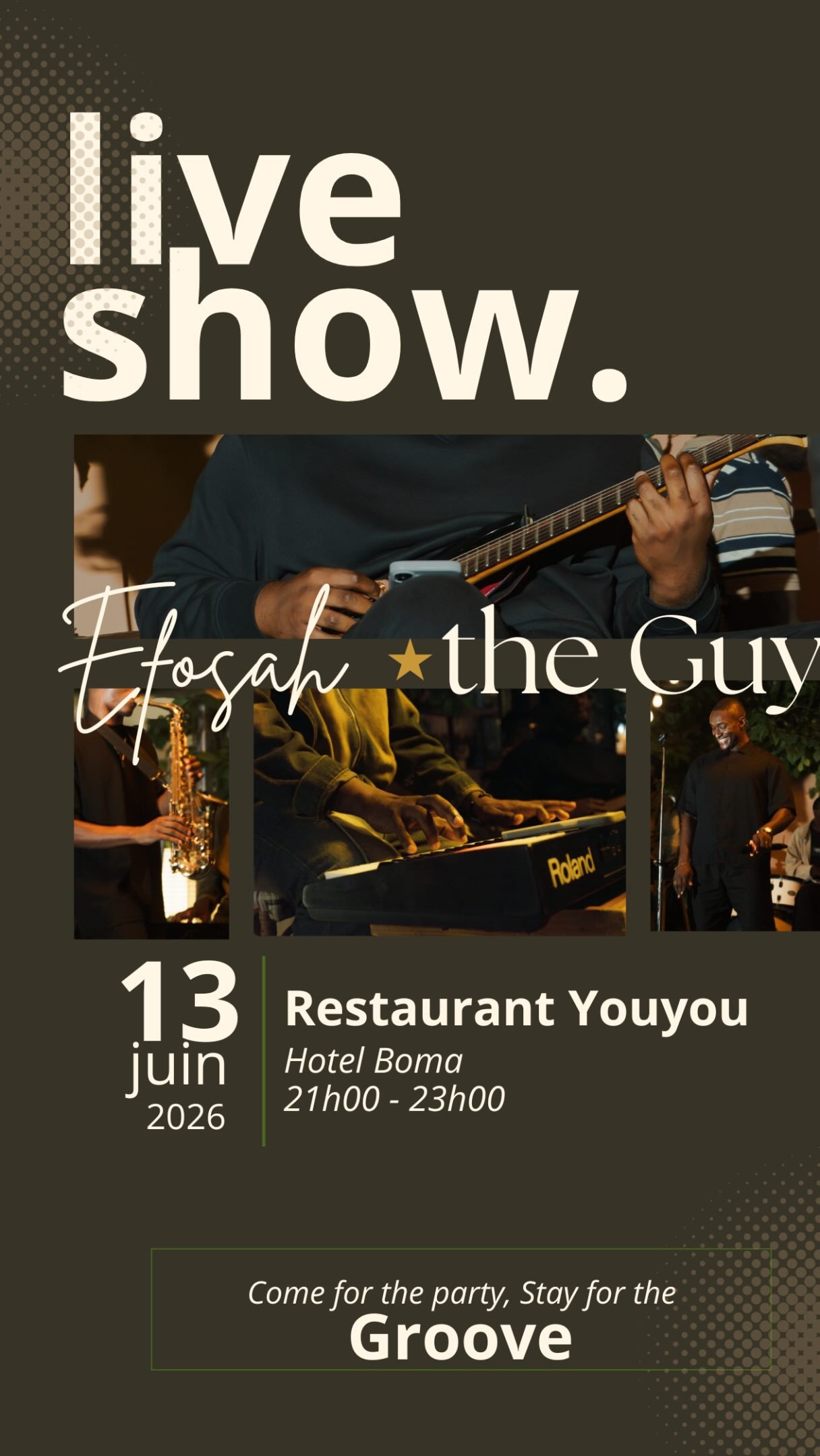 Live Show Efosa the Guy