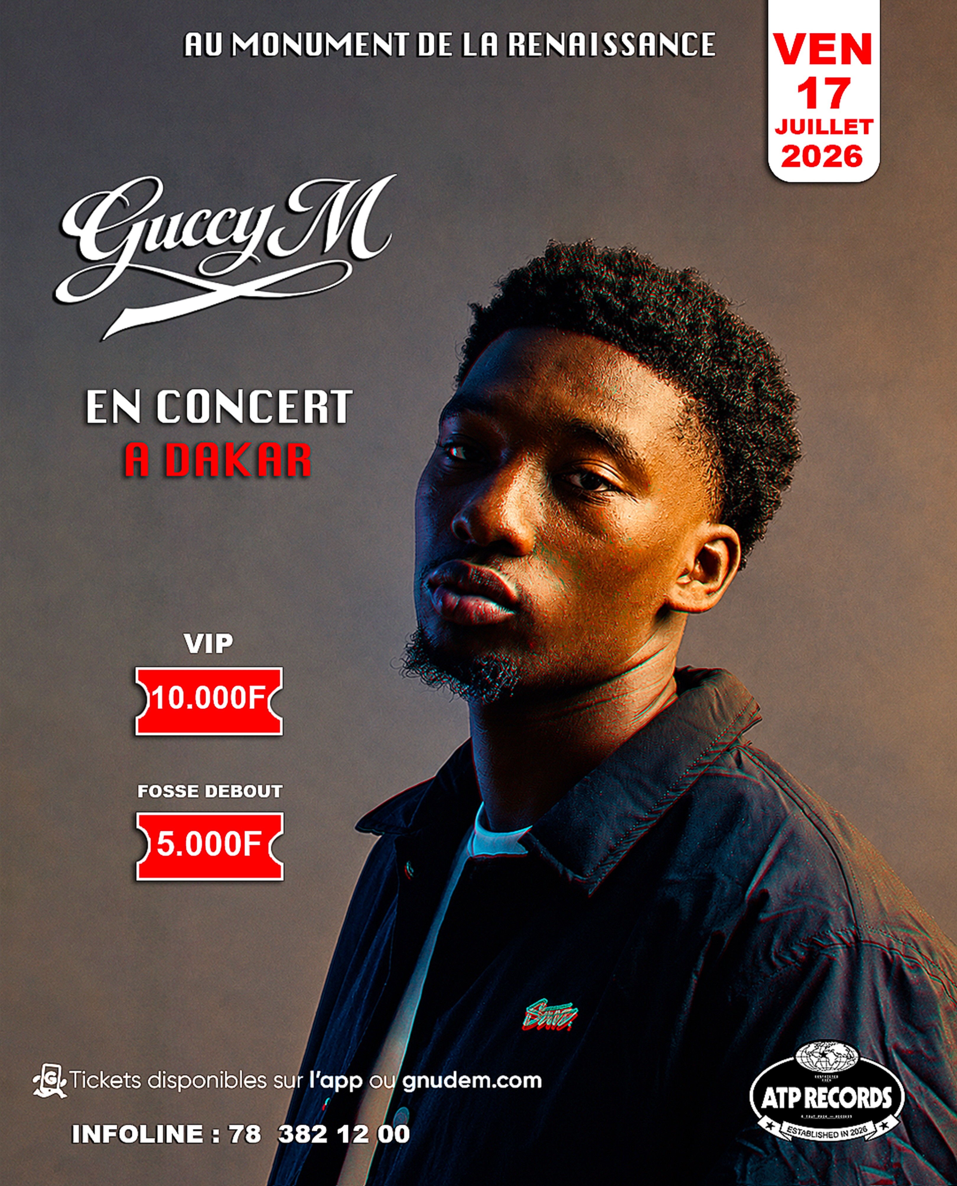 Concert Guccy M au Monument de la Renaissance