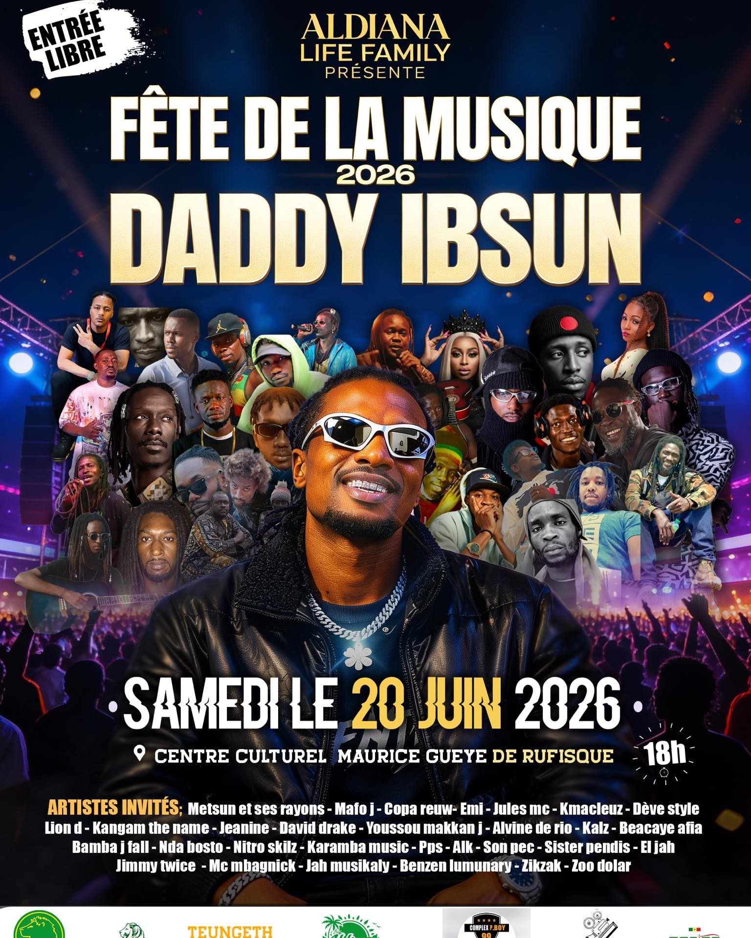 Fête de la Musique 2026 avec Daddy Ibsun