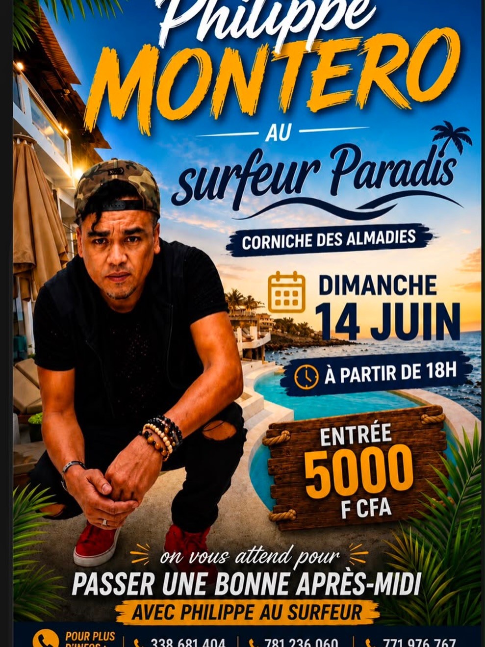 Philippe Montero au Surfeur Paradis