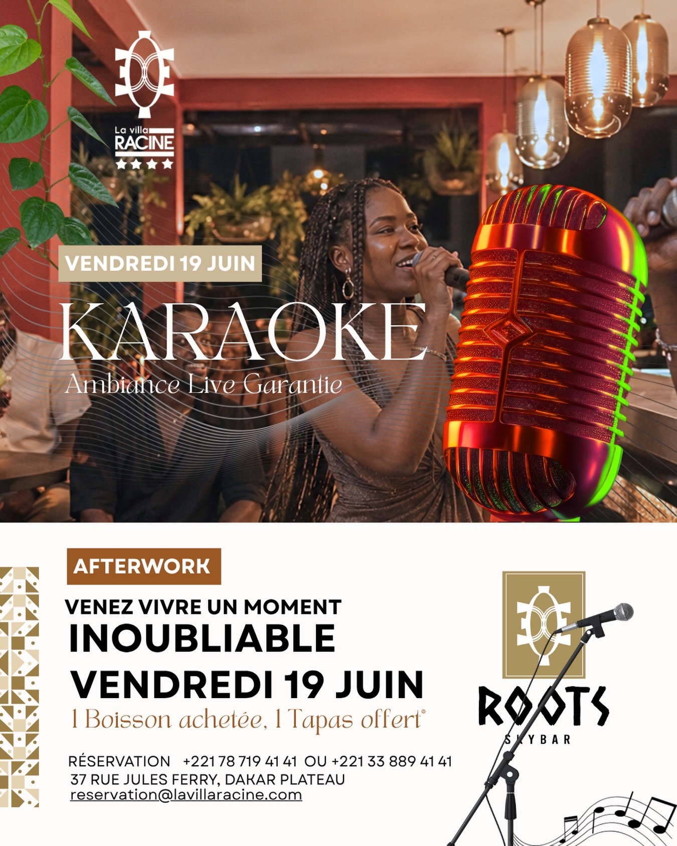 Soirée Karaoké Afterwork