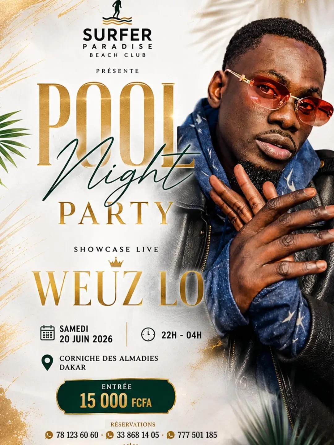 Pool Night Party Showcase Live