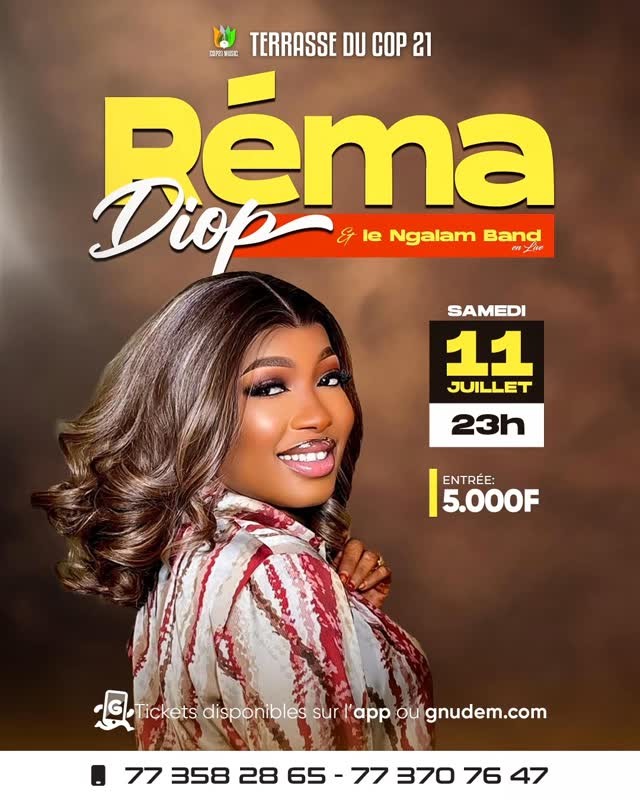 Concert de Réma Diop et le Ngalam Band