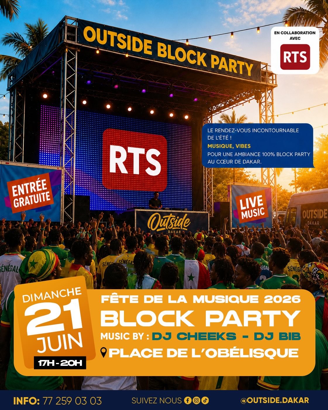 Fête de la Musique 2026 - Outside Block Party