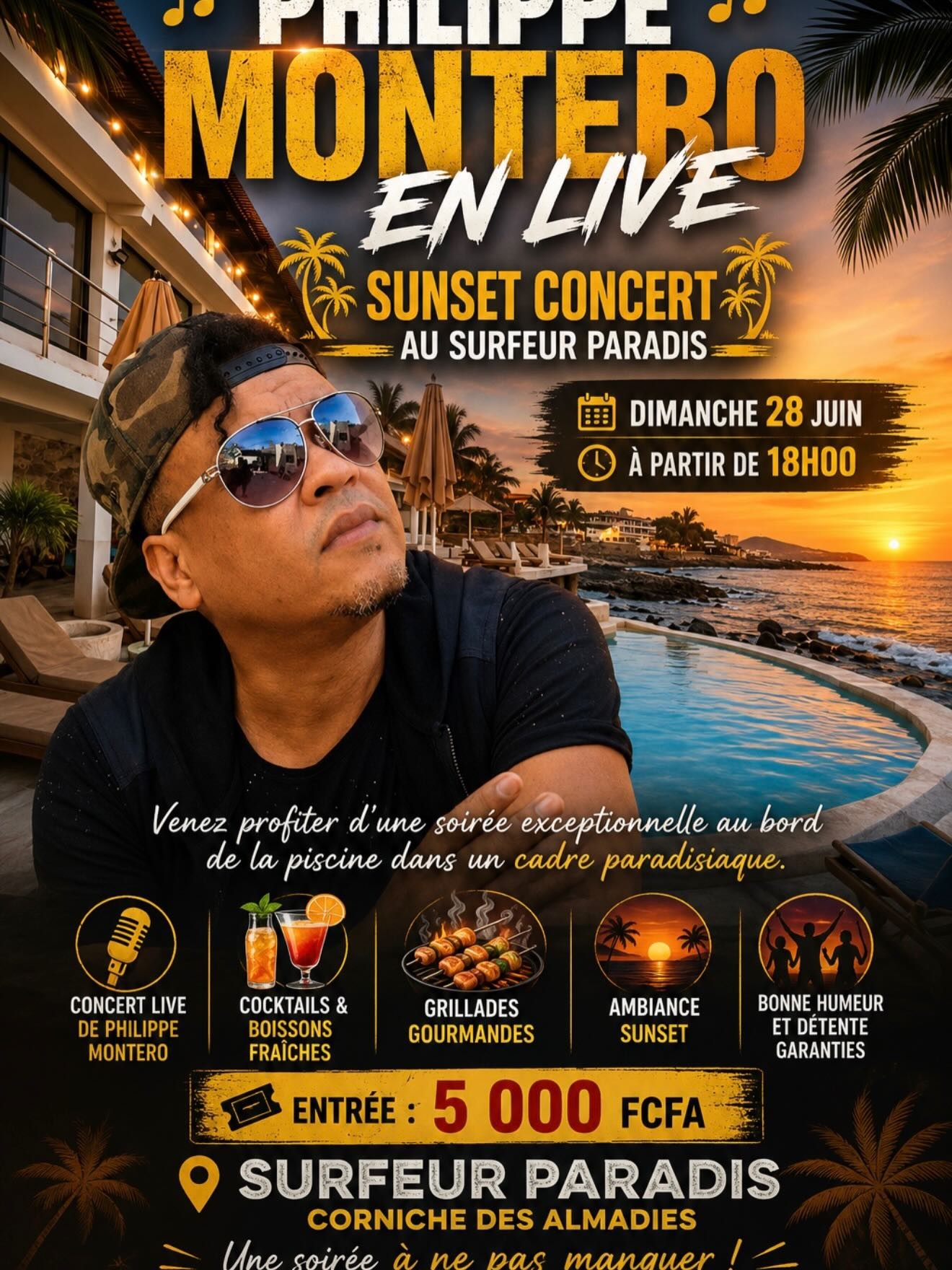Philippe Montero en Live - Sunset Concert