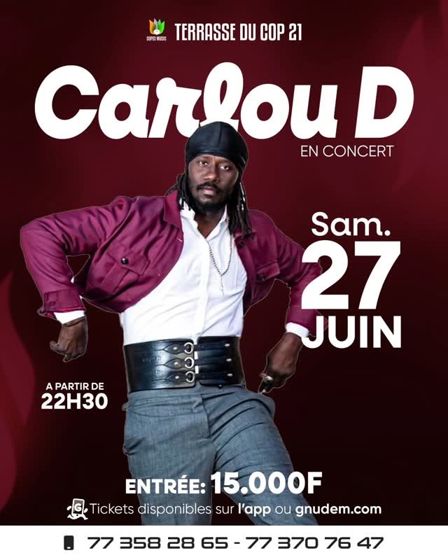 Carlou D EN CONCERT