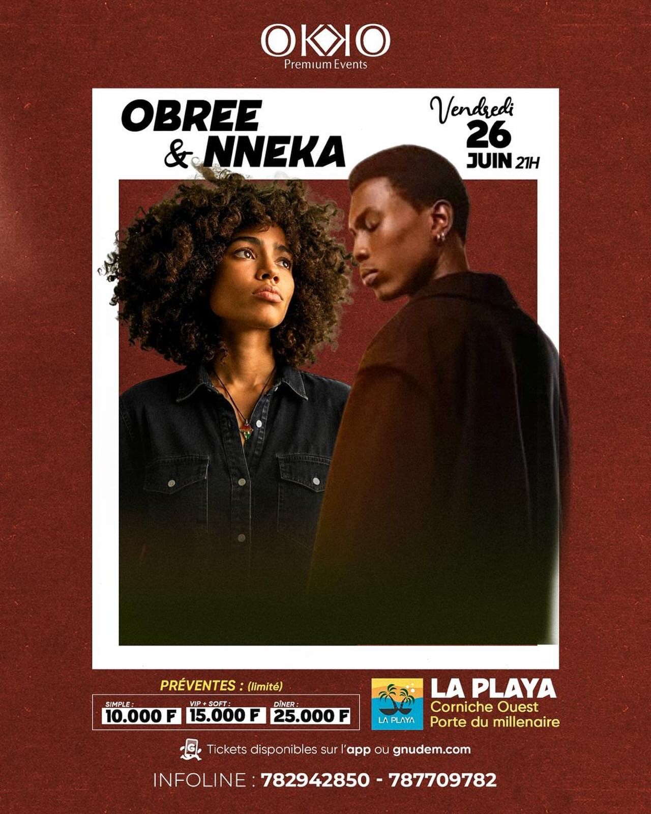 🎶 OBREE & NNEKA EN LIVE À LA PLAYA 🎶
