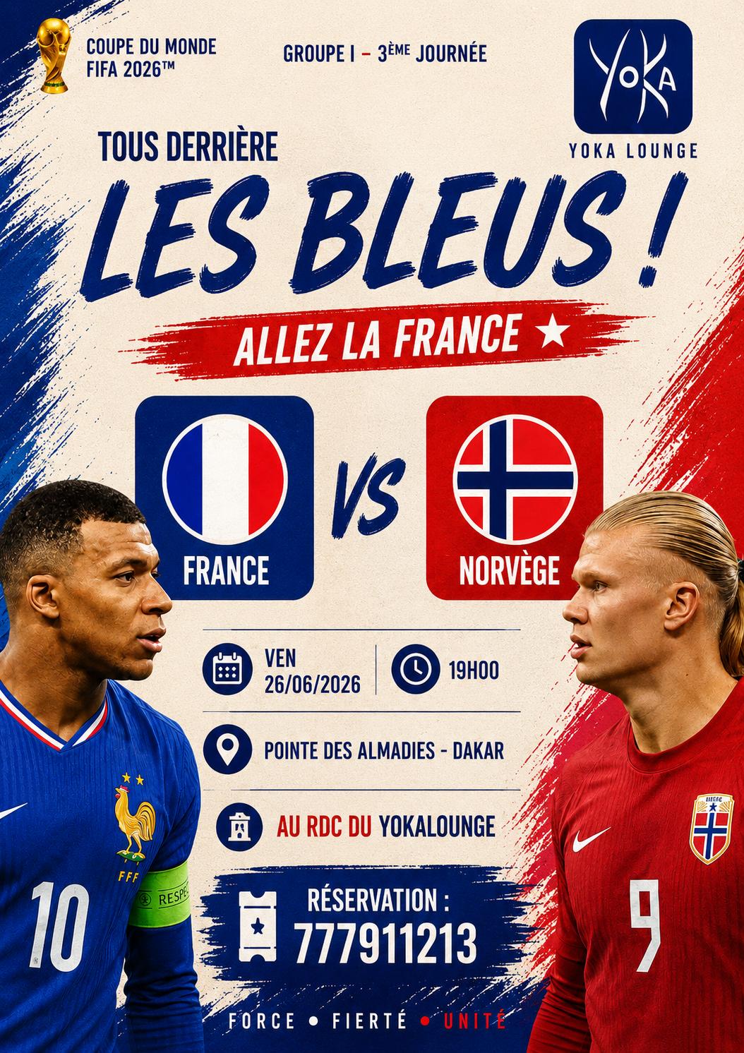 Coupe du Monde FIFA 2026 - Tous derrière les Bleus !