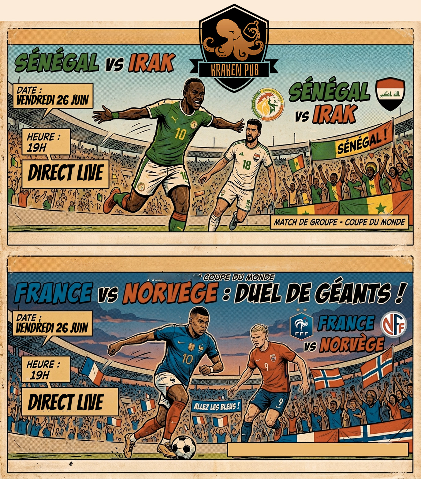 Sénégal vs Irak - Match de Groupe - Coupe du Monde 🏆