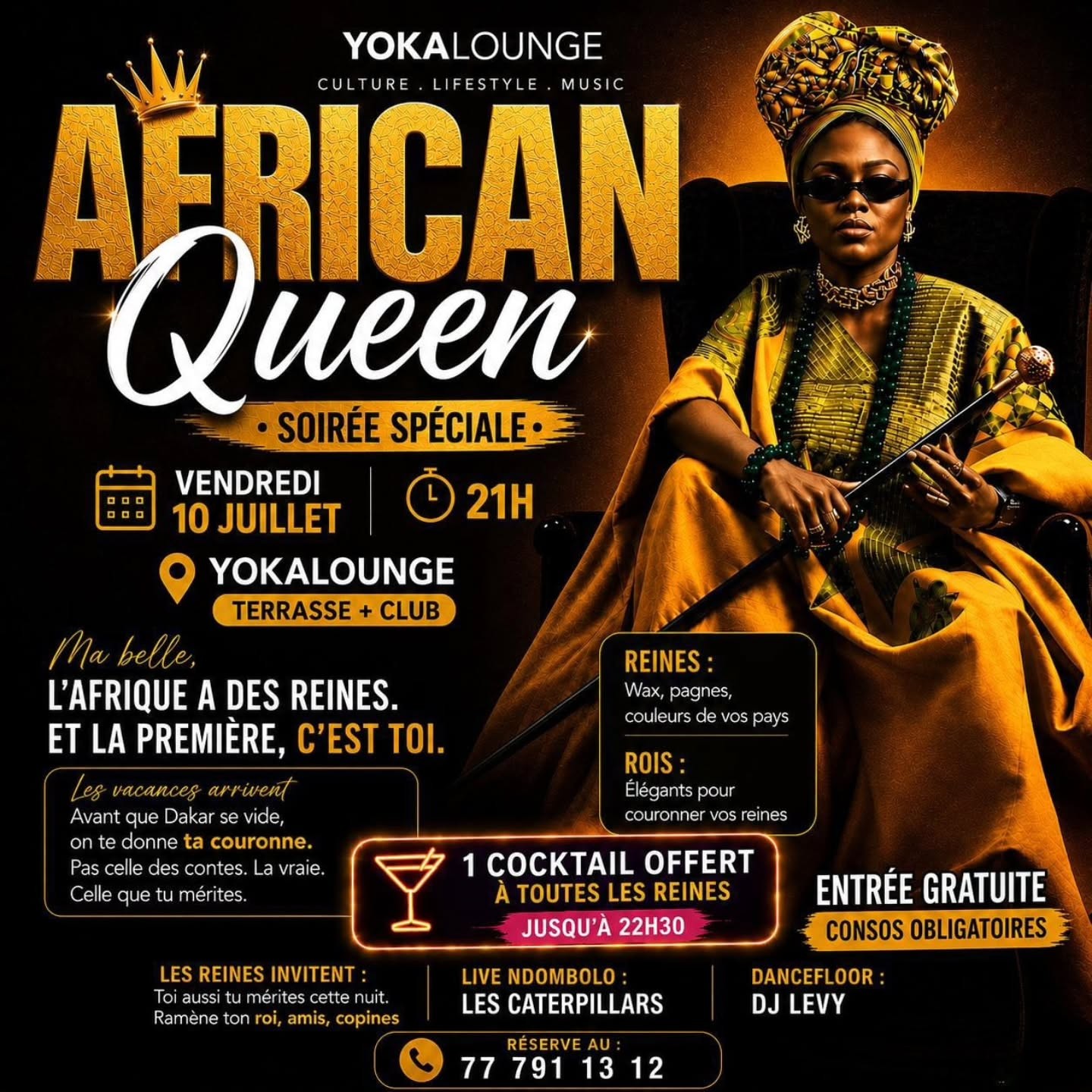 AFRICAN QUEEN - SOIRÉE SPÉCIALE