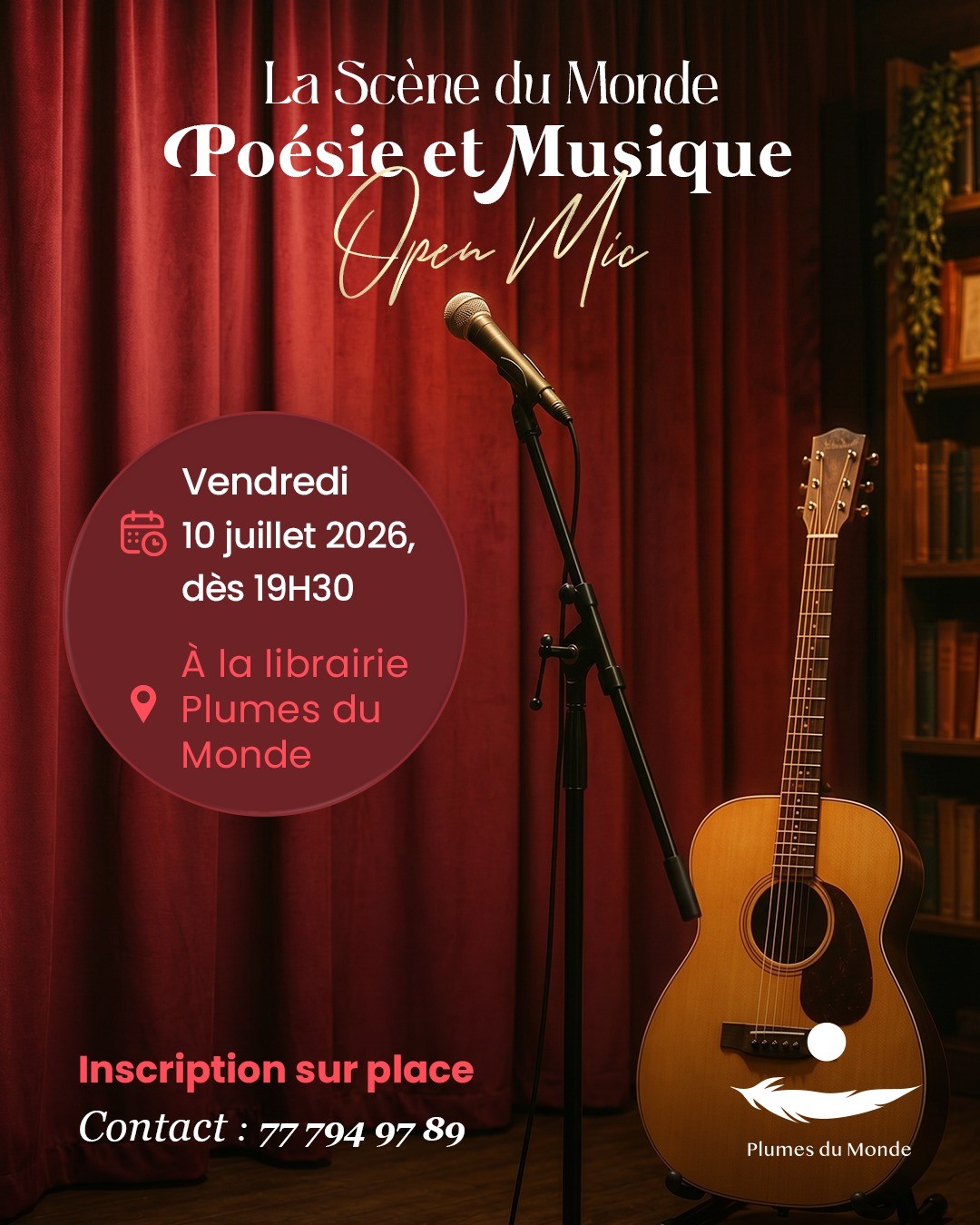 Poésie et Musique - Open Mic