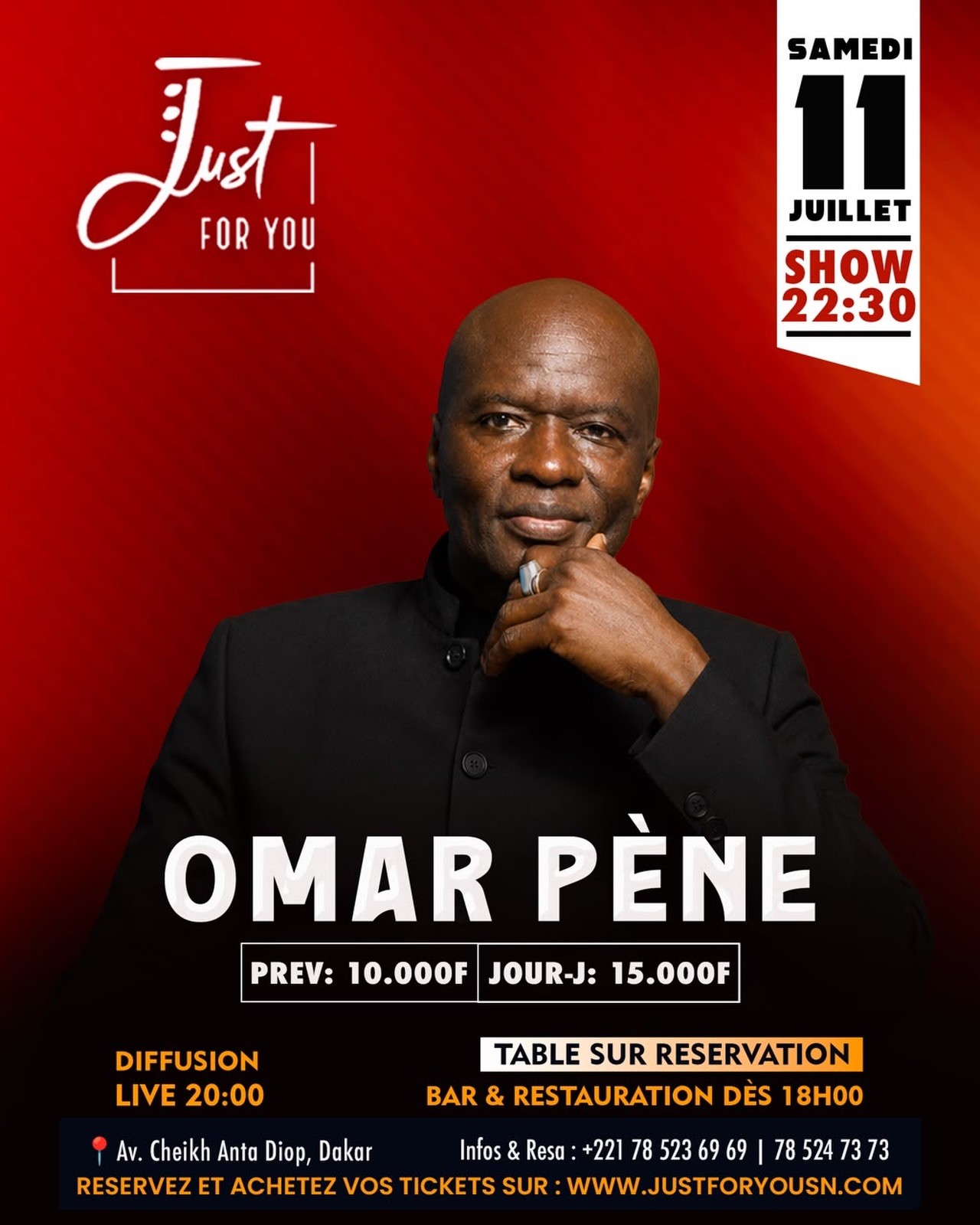 Just For You Show - Omar PENE