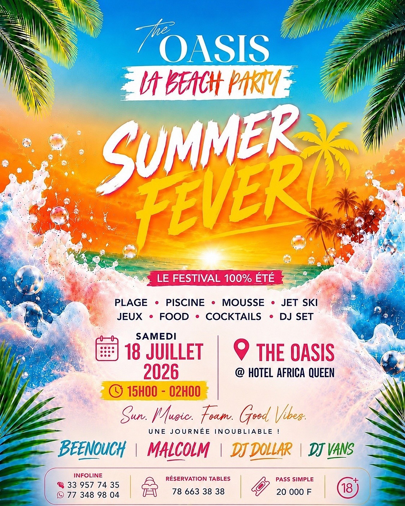 The Oasis La Beach Party - Summer Fever