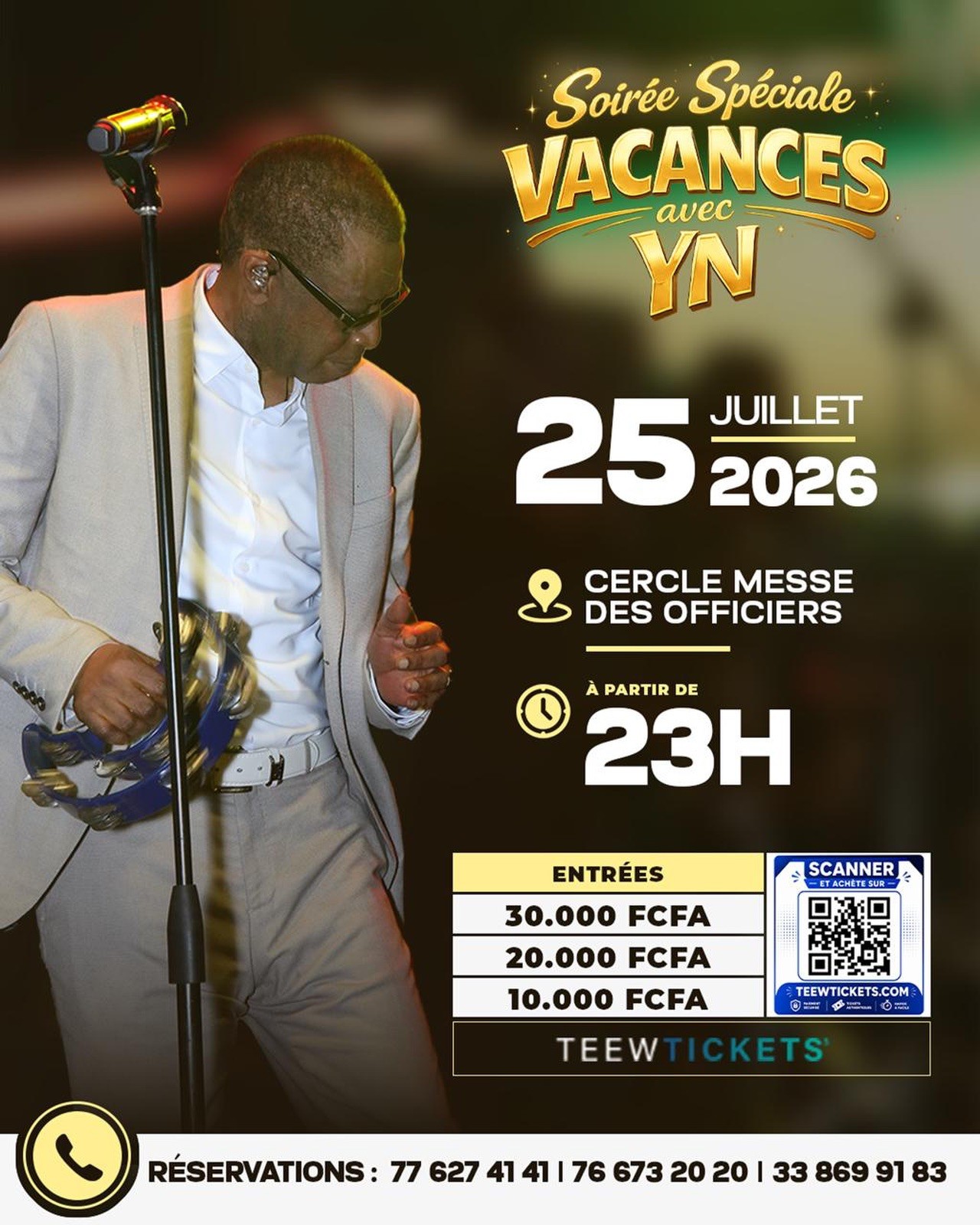 Soirée Spéciale Vacances avec Youssou Ndour