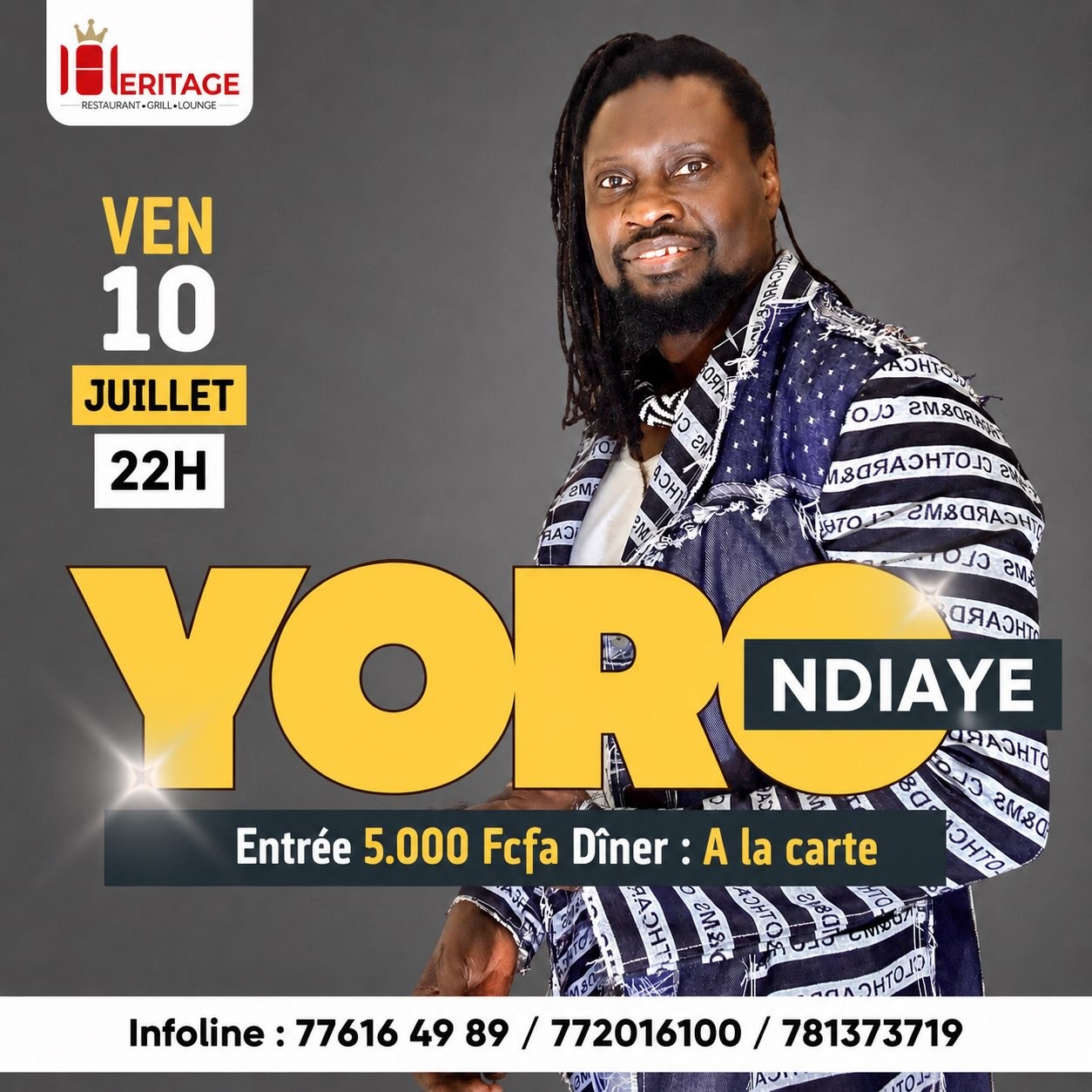 Live Show Exceptionnel avec Yoro Ndiaye