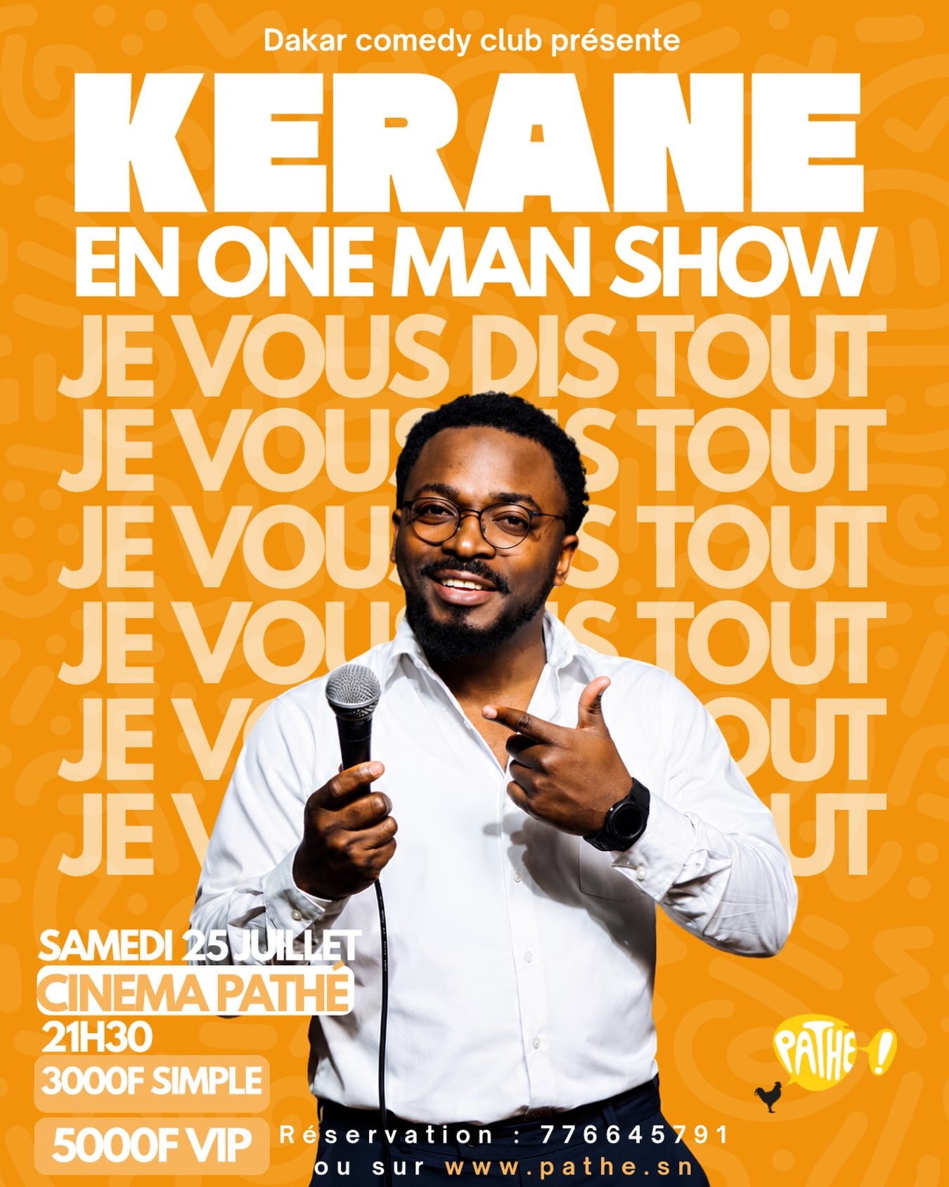 KERANE EN ONE MAN SHOW: JE VOUS DIS TOUT