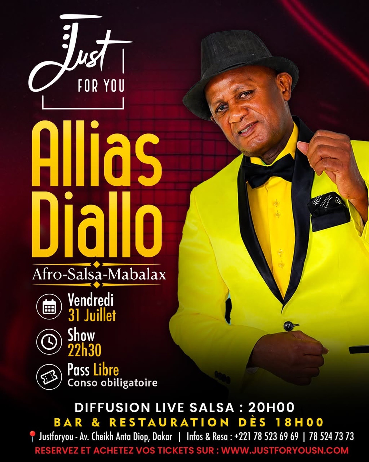 Allias Diallo @ Just For You