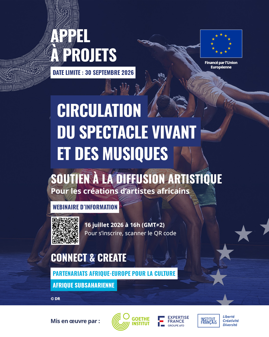 Appel à projets Connect & Create : Mobilités de professionnels et Circulation du spectacle vivant et des musiques