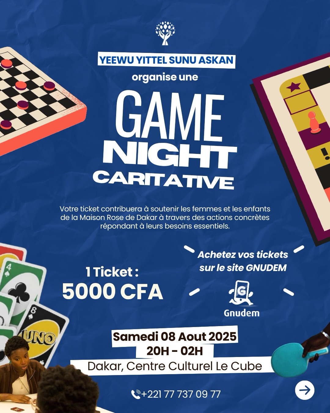 Game Night Caritative
