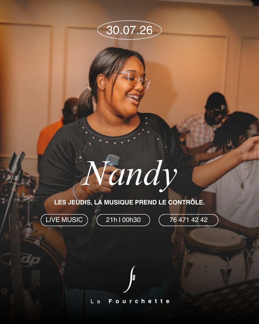 Nandy Live - Les Jeudis, la musique prend le contrôle