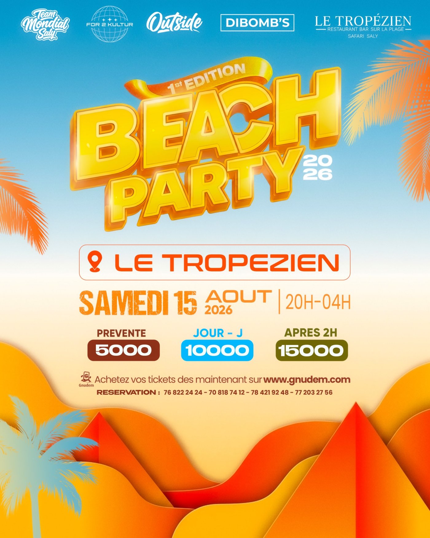 Saly Beach Party - 1st Edition