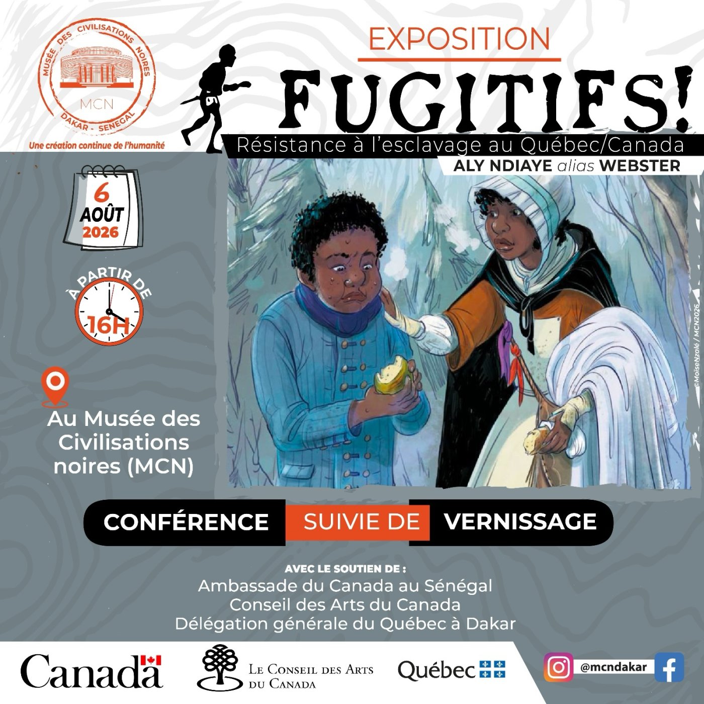 FUGITIFS! Résistance à l’esclavage au Québec/Canada