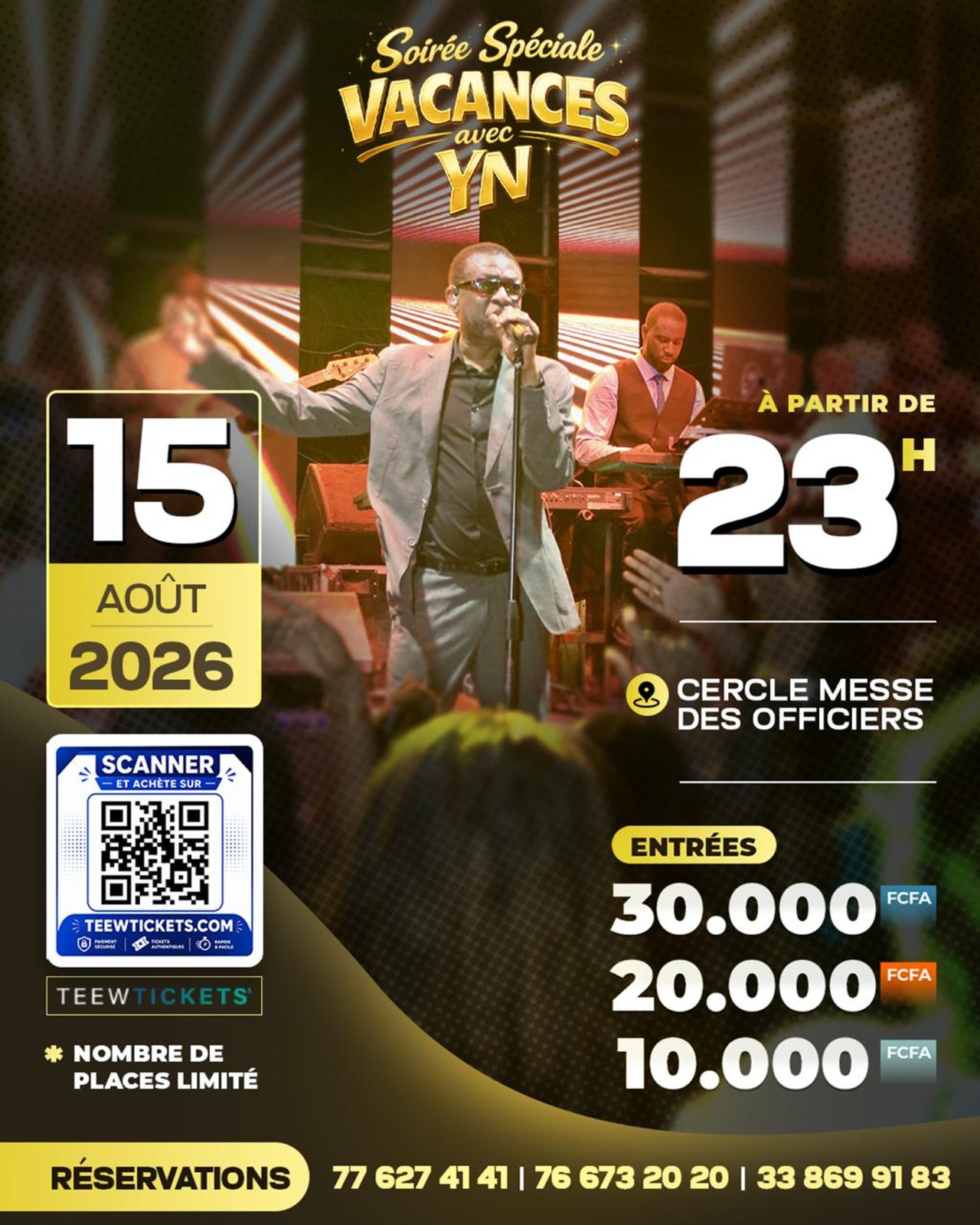 Soirée Spéciale Vacances avec Youssou Ndour