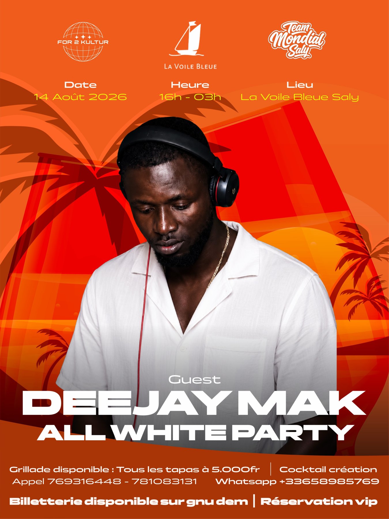 ALL WHITE PARTY - Guest Deejay MAK