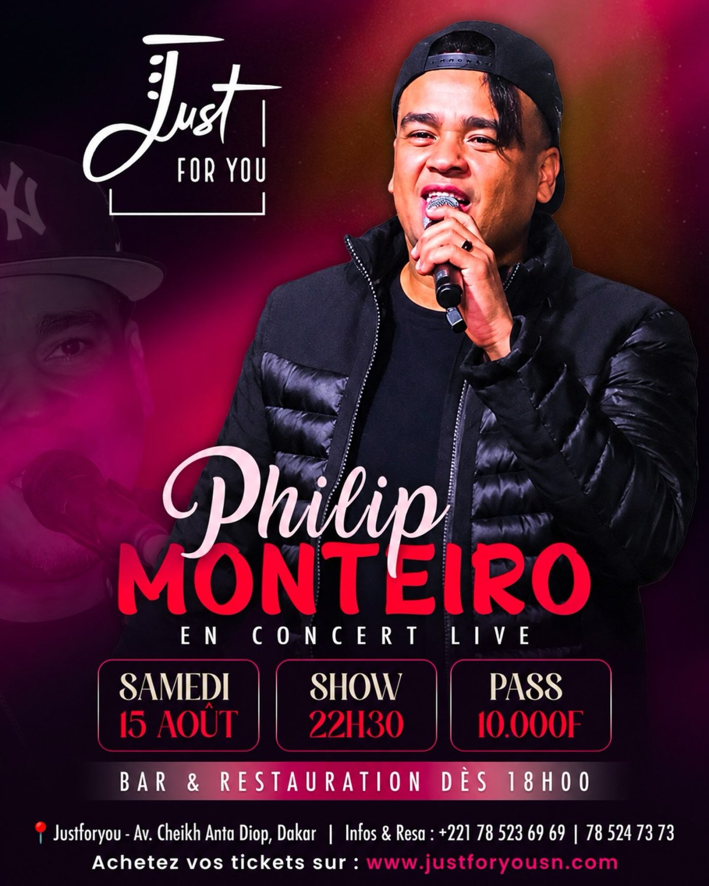 Philip Monteiro en Concert Live