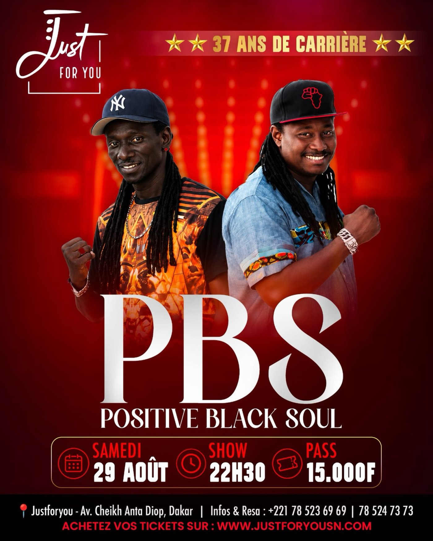 Positive Black Soul (PBS) - 37 ans de carrière