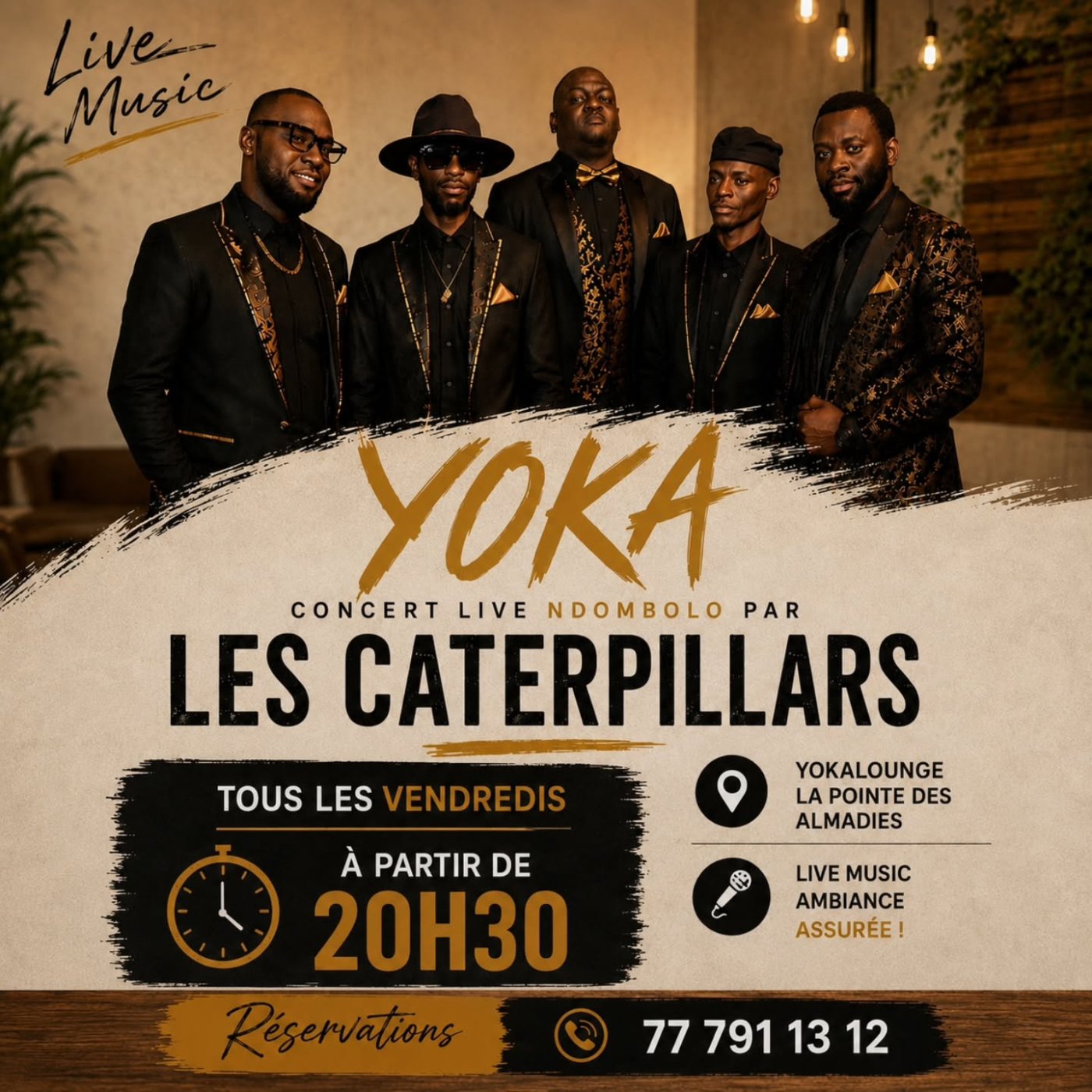 YOKA - Concert Live Ndombolo par Les Caterpillars