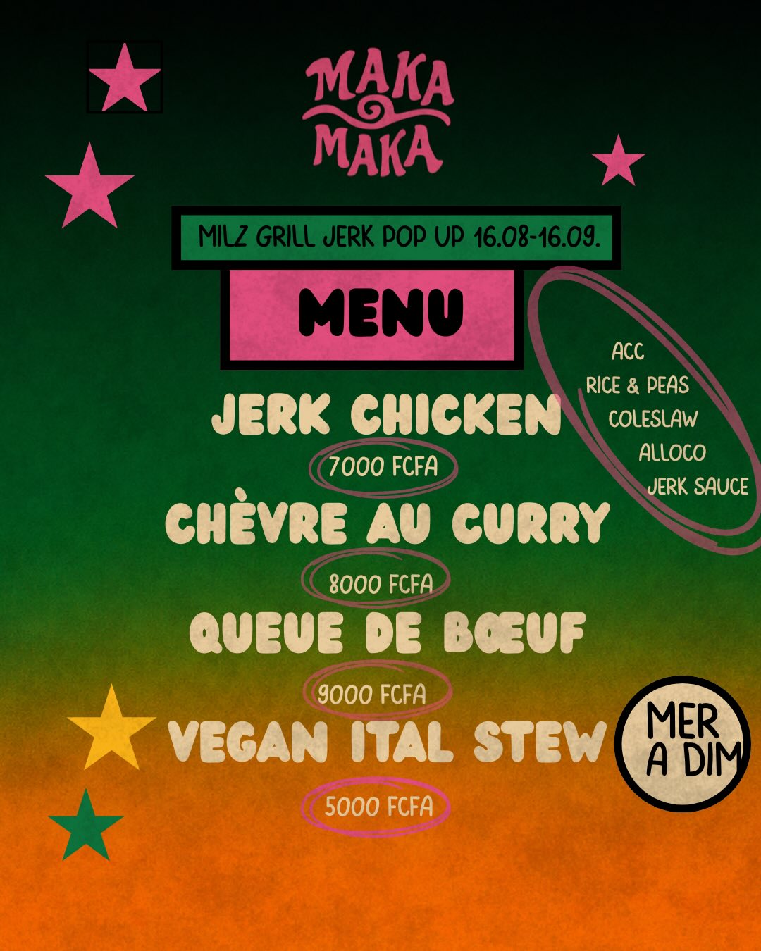 Opening Party - Jamaican Jerk Pop Up