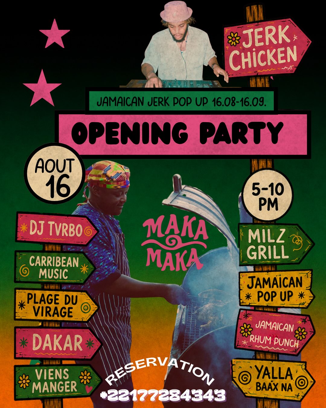 Opening Party - Jamaican Jerk Pop Up