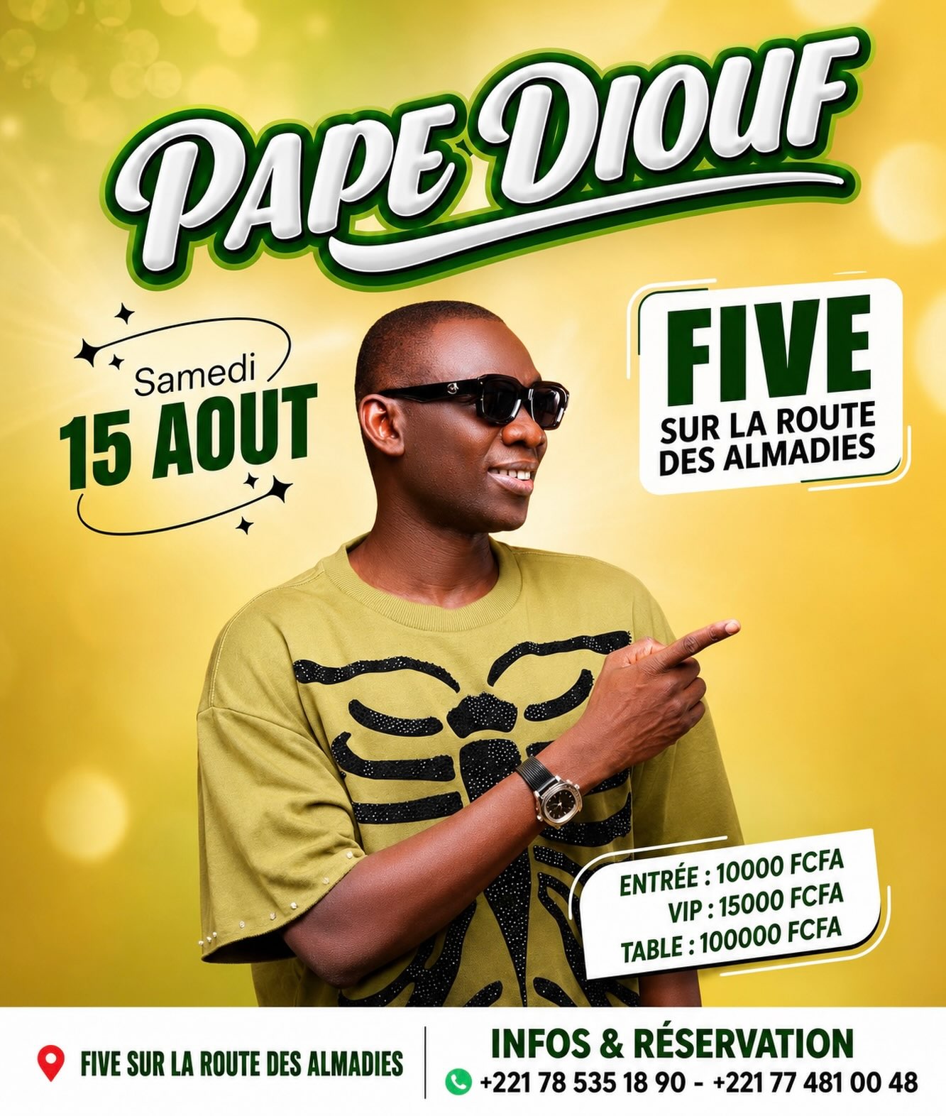Pape Diouf Five sur la Route des Almadies