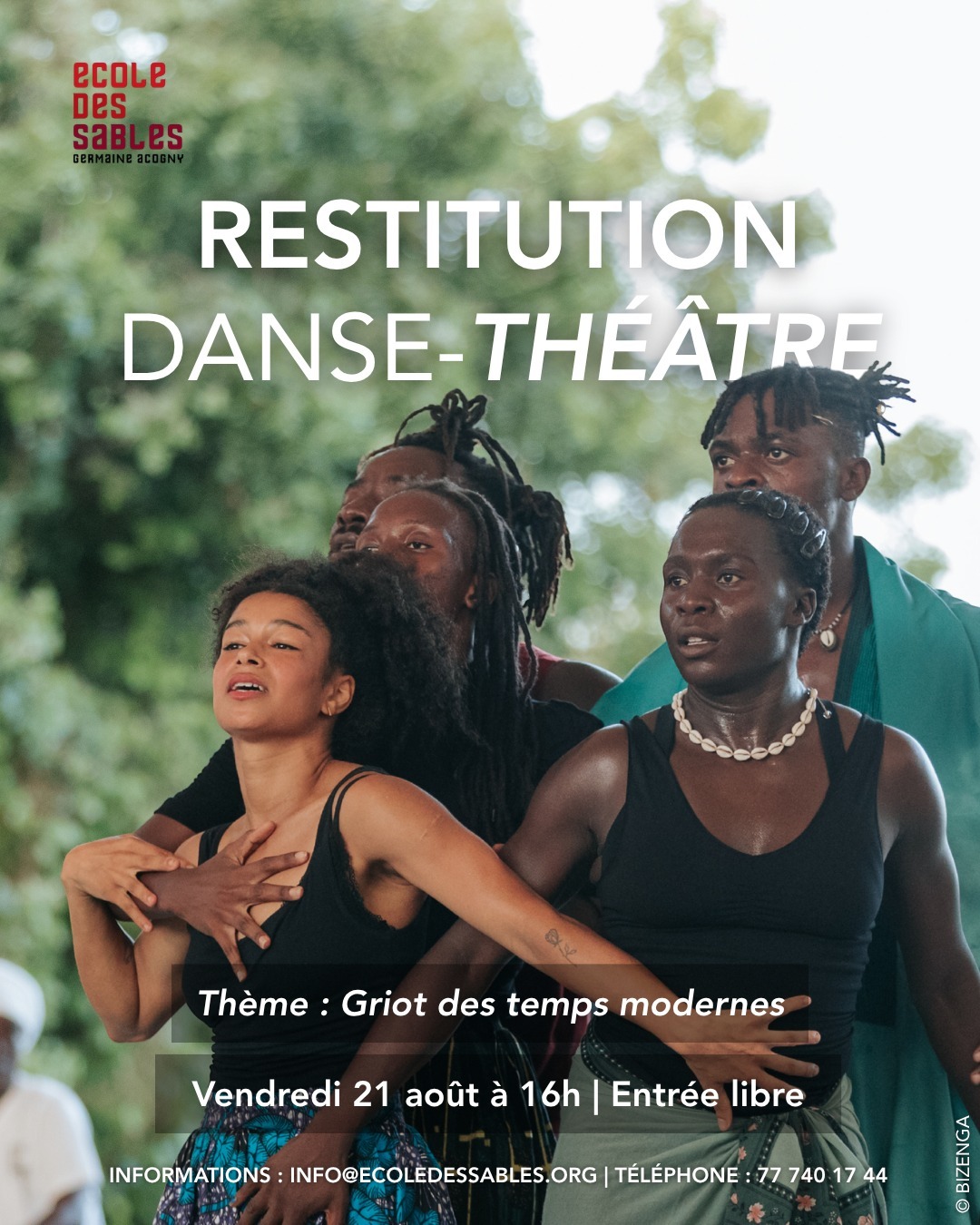 Restitution Danse-Théâtre : Griot des temps modernes