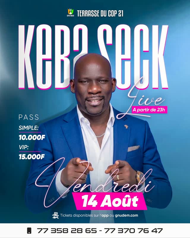 KEBO SECK Live