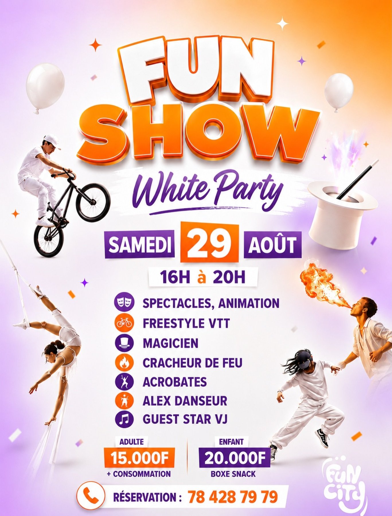 Fun Show White Party