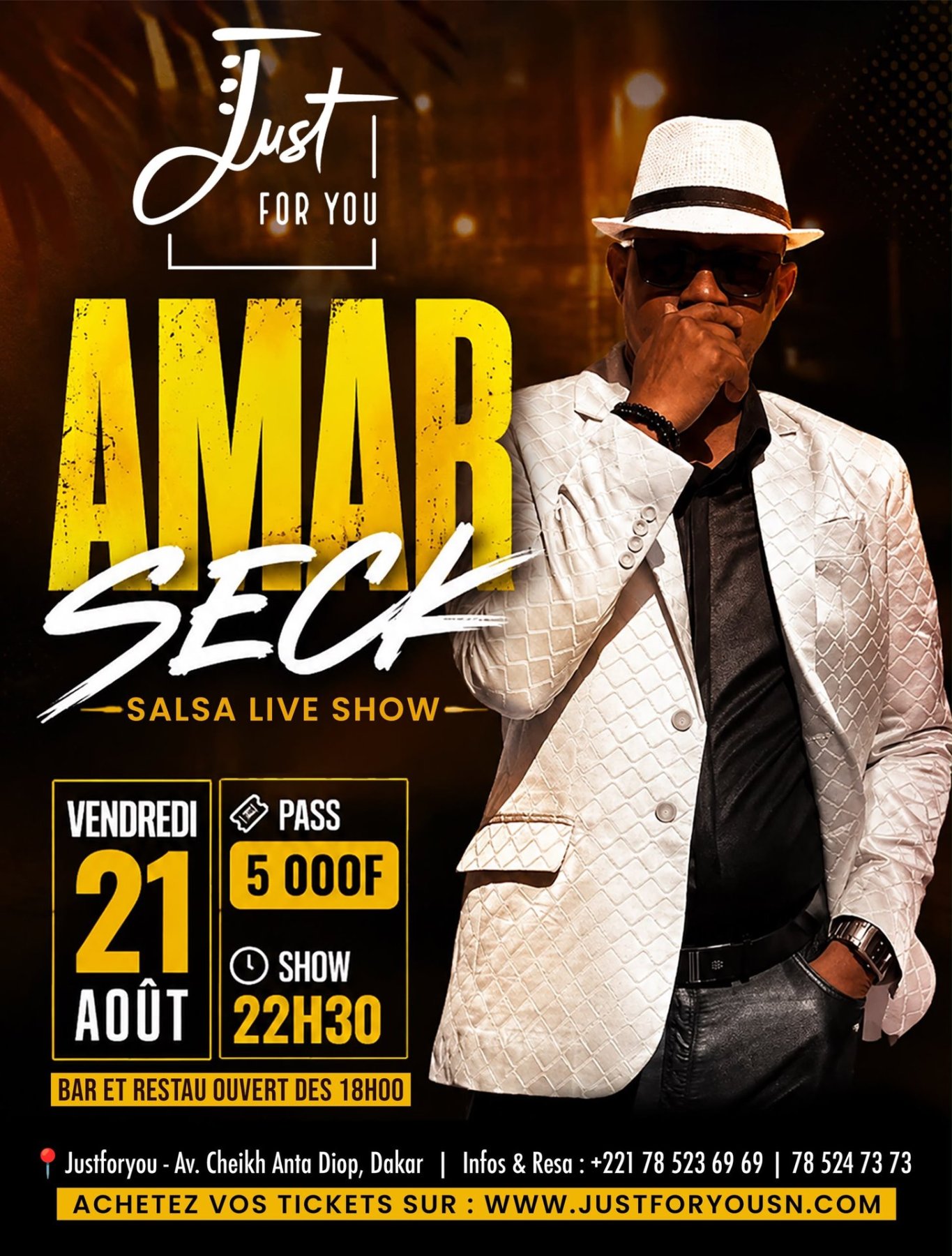 Amar Seck - Salsa Live Show