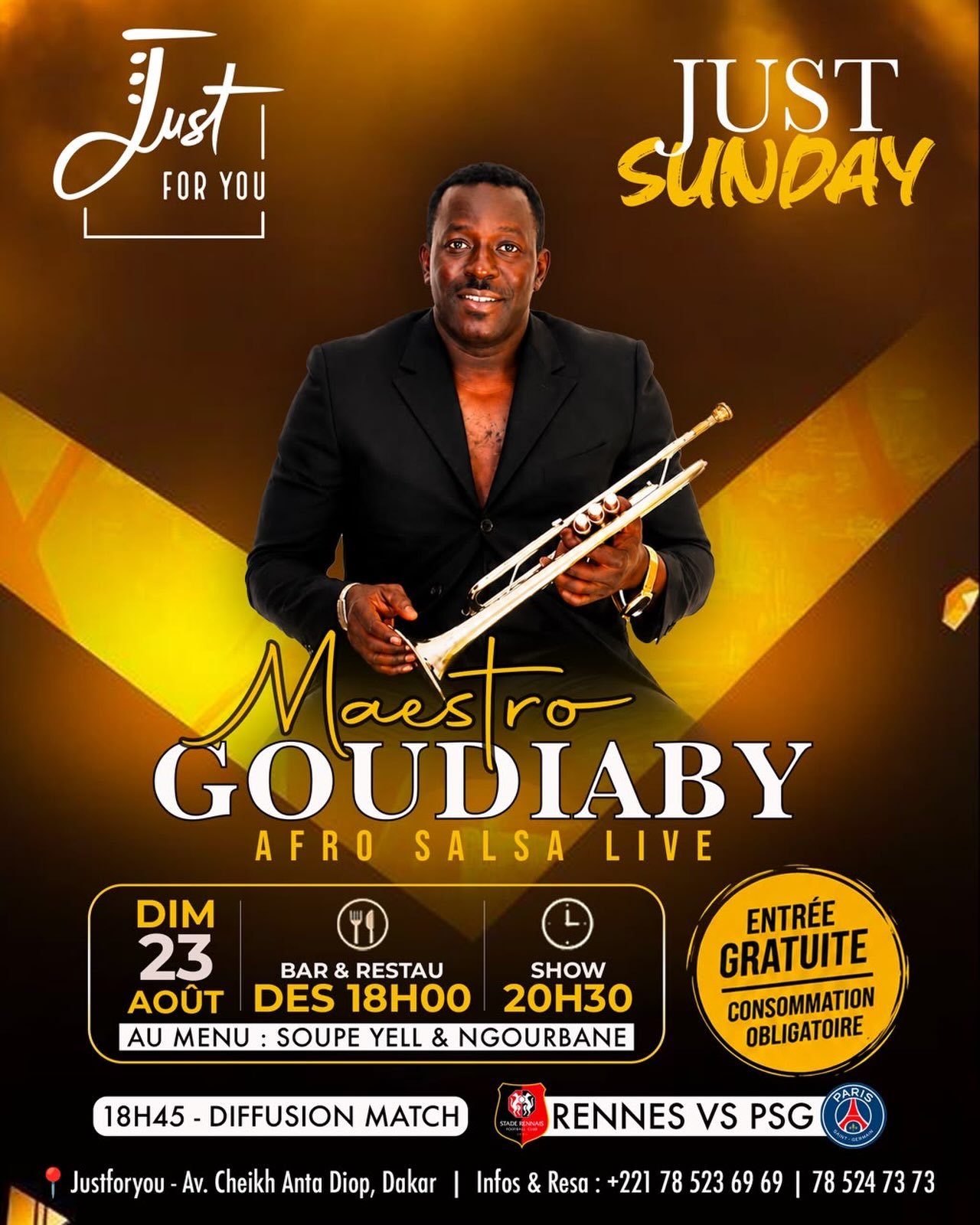 Maestro Goudiaby - Afro Salsa Live