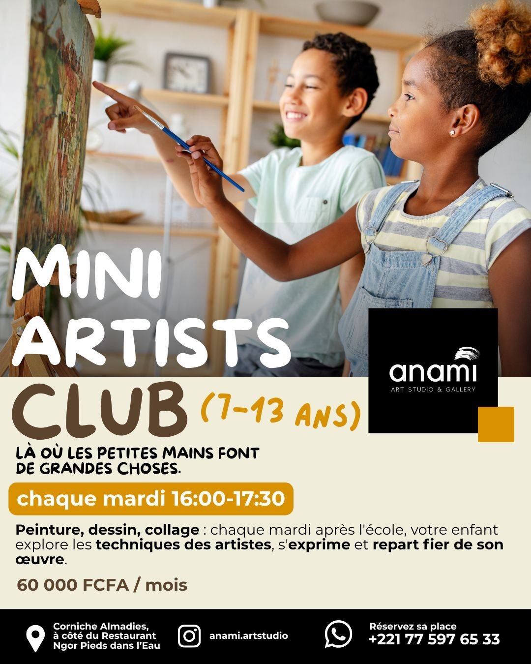 Mini Artists Club (7-13 ans)