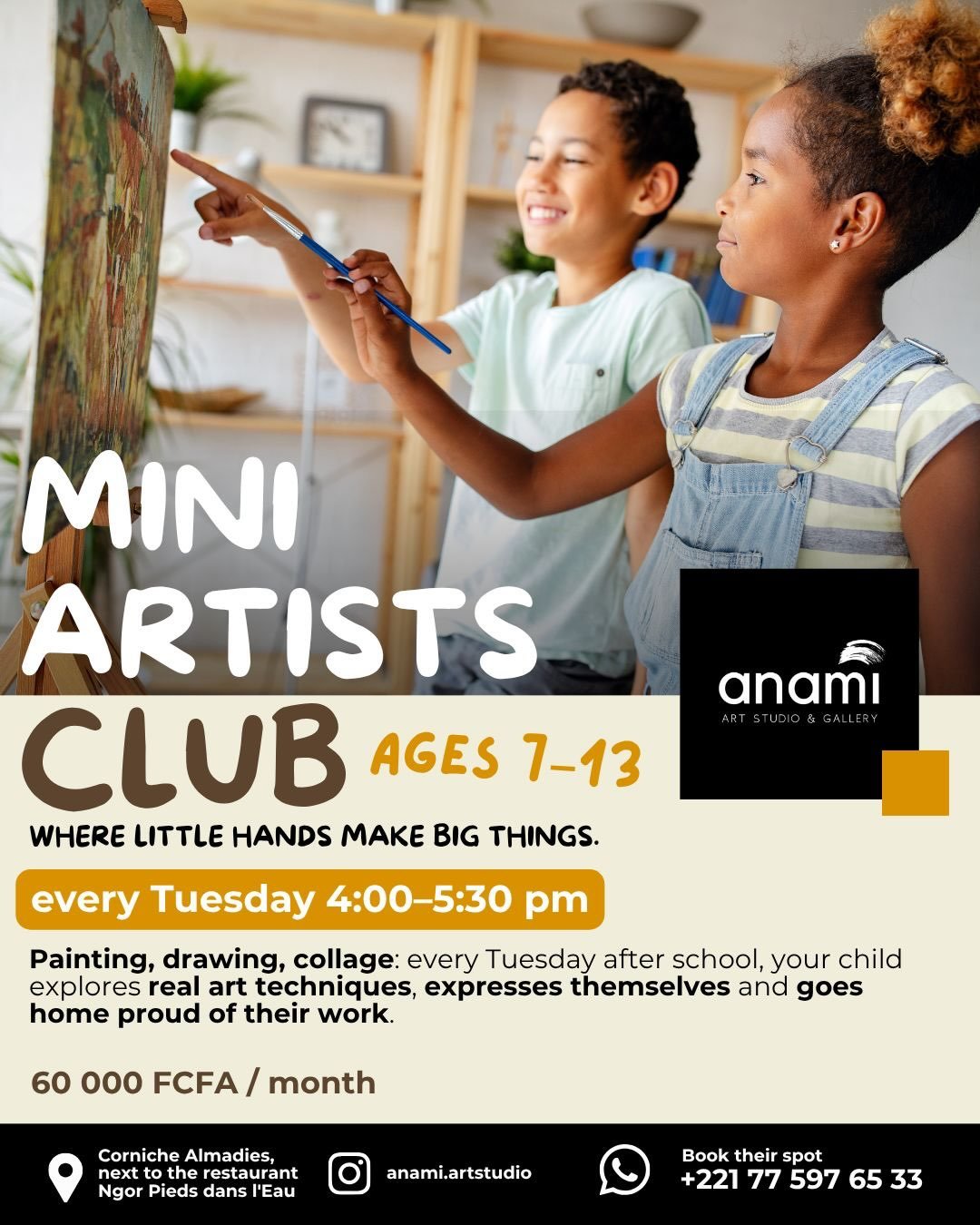 Mini Artists Club (7-13 ans)