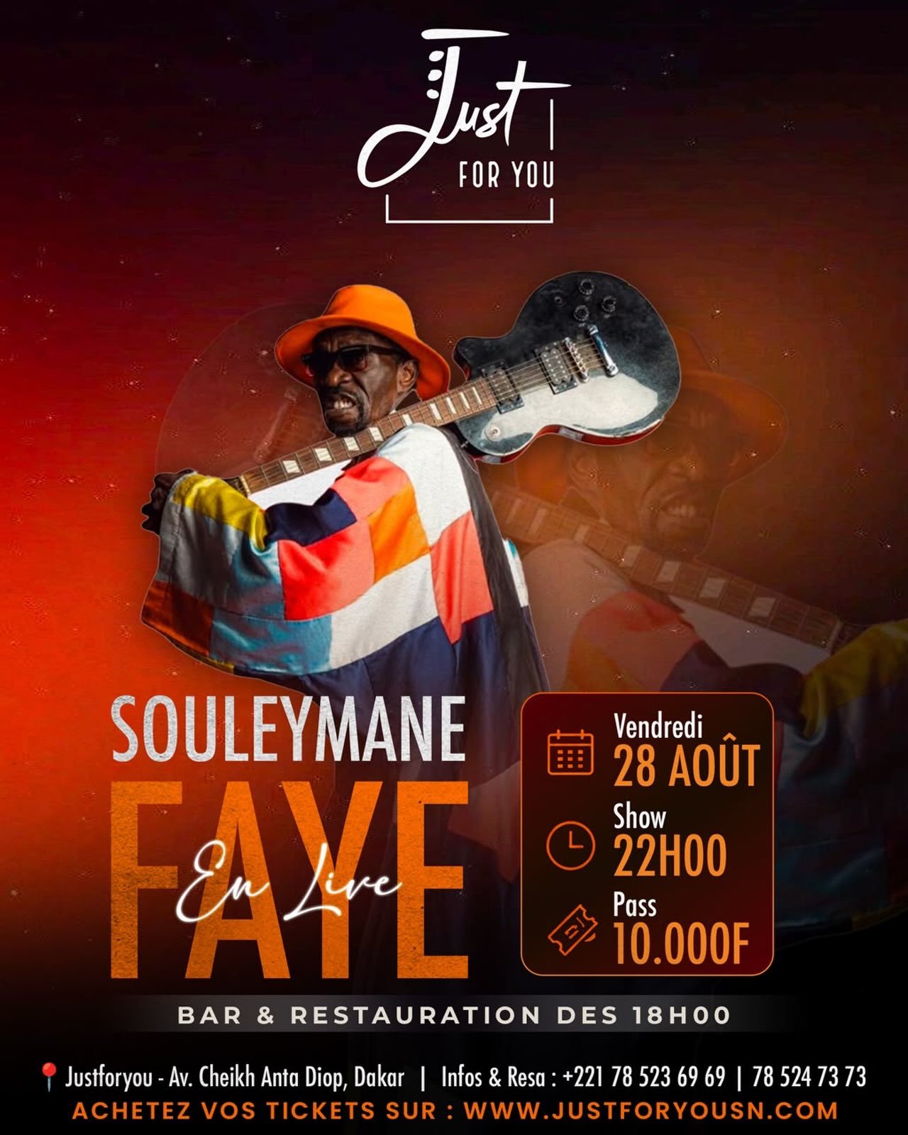 SOULEYMANE FAYE — EN LIVE