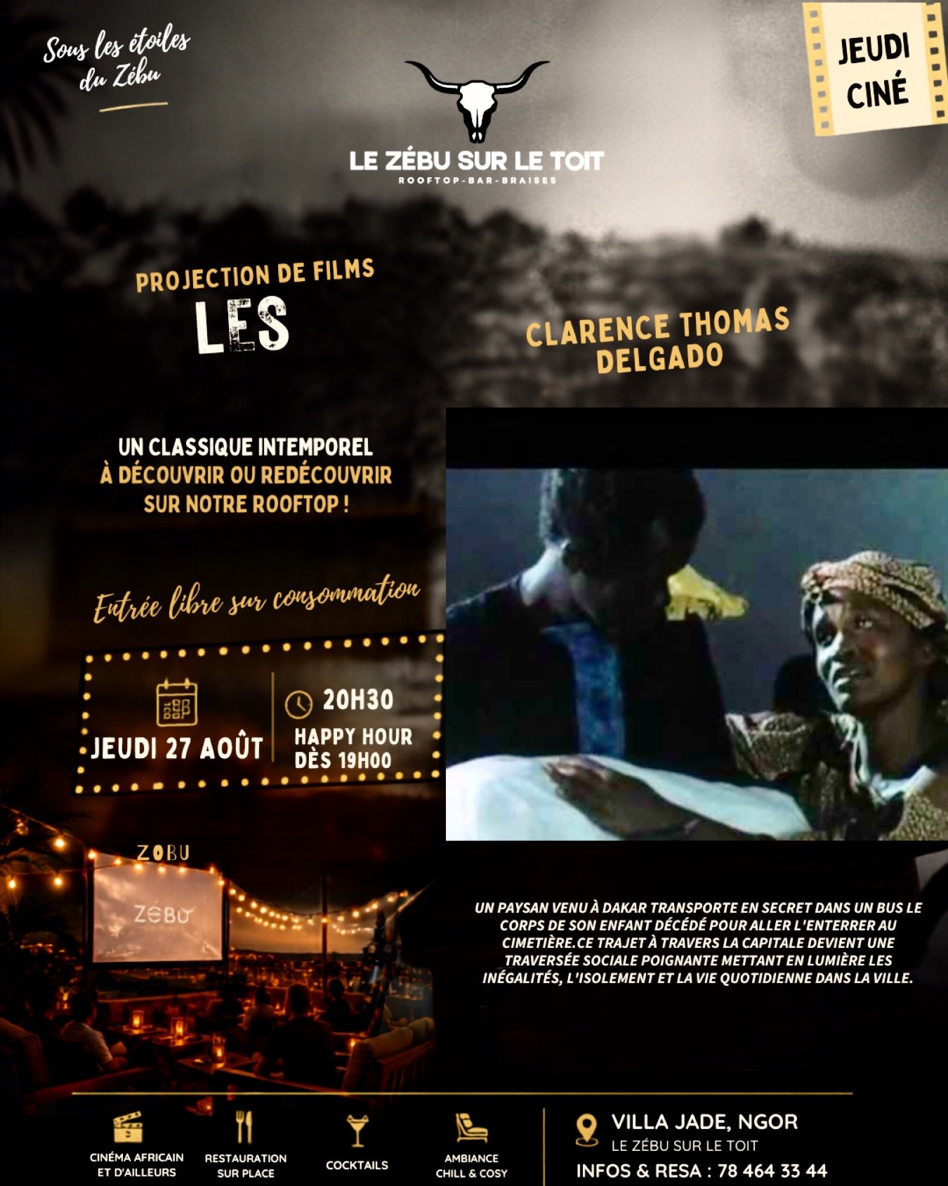 Projection de film : Les Niiwam de Clarence Thomas Delgado