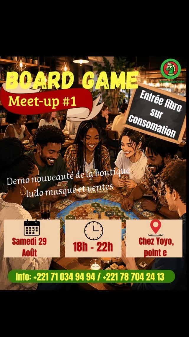 BOARD GAME MEET-UP #1 - Ludo Masqué × Chez Yoyo