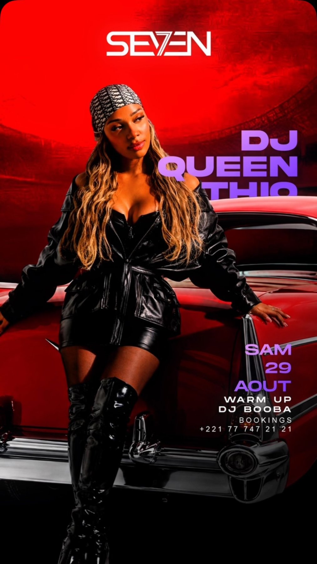 DJ Queen Thio Live at Seven Club Dakar