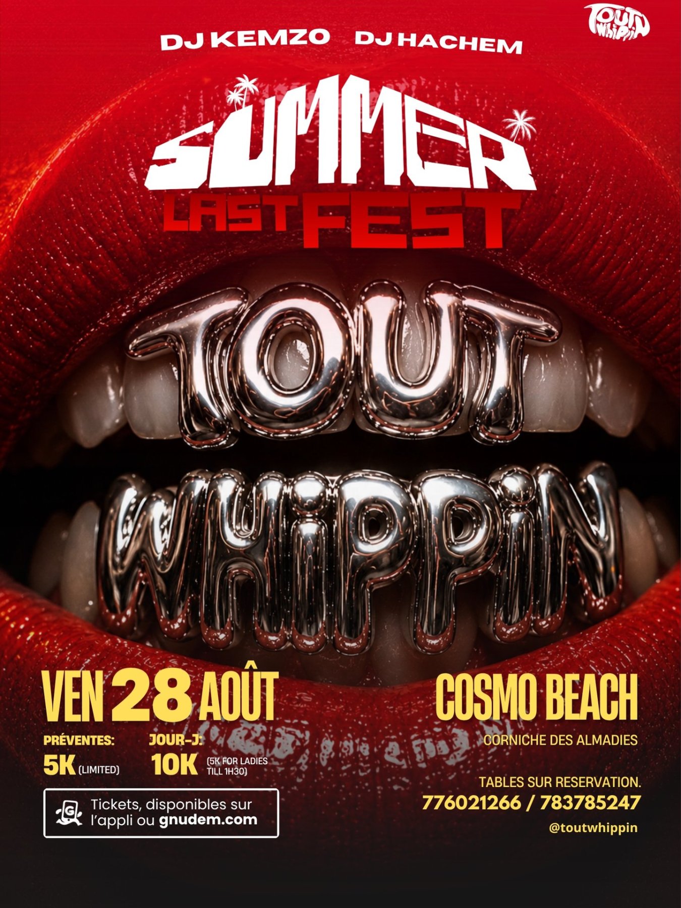 TOUT WHIPPIN - SUMMER LAST FEST