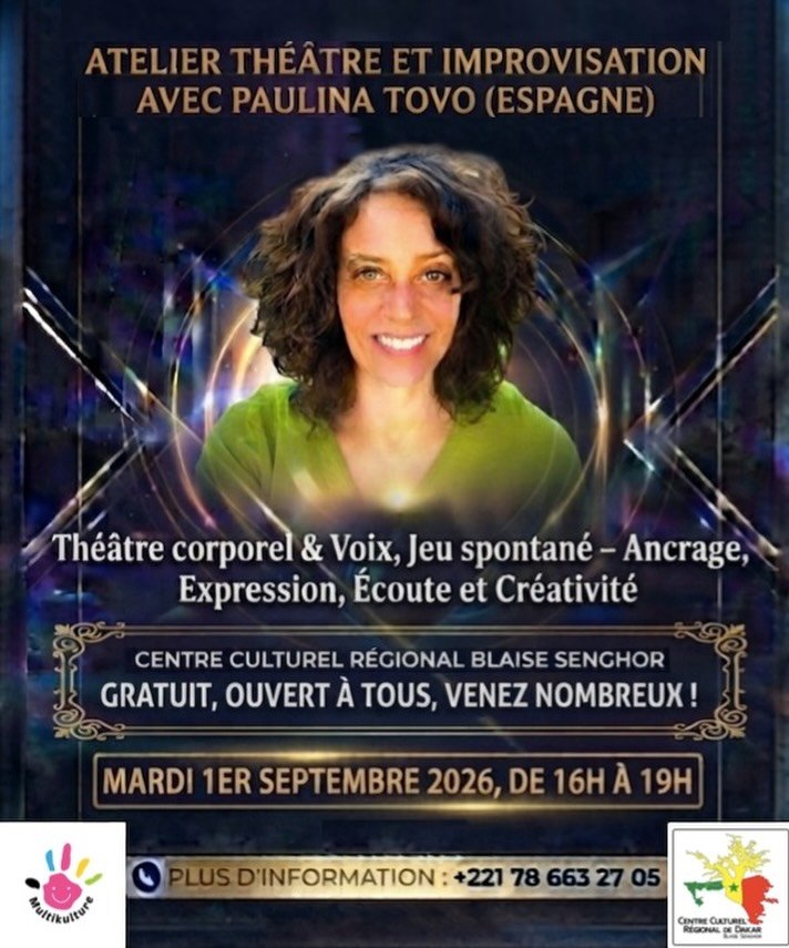 Atelier Théâtre et Improvisation avec Paulina Tovo (Espagne)