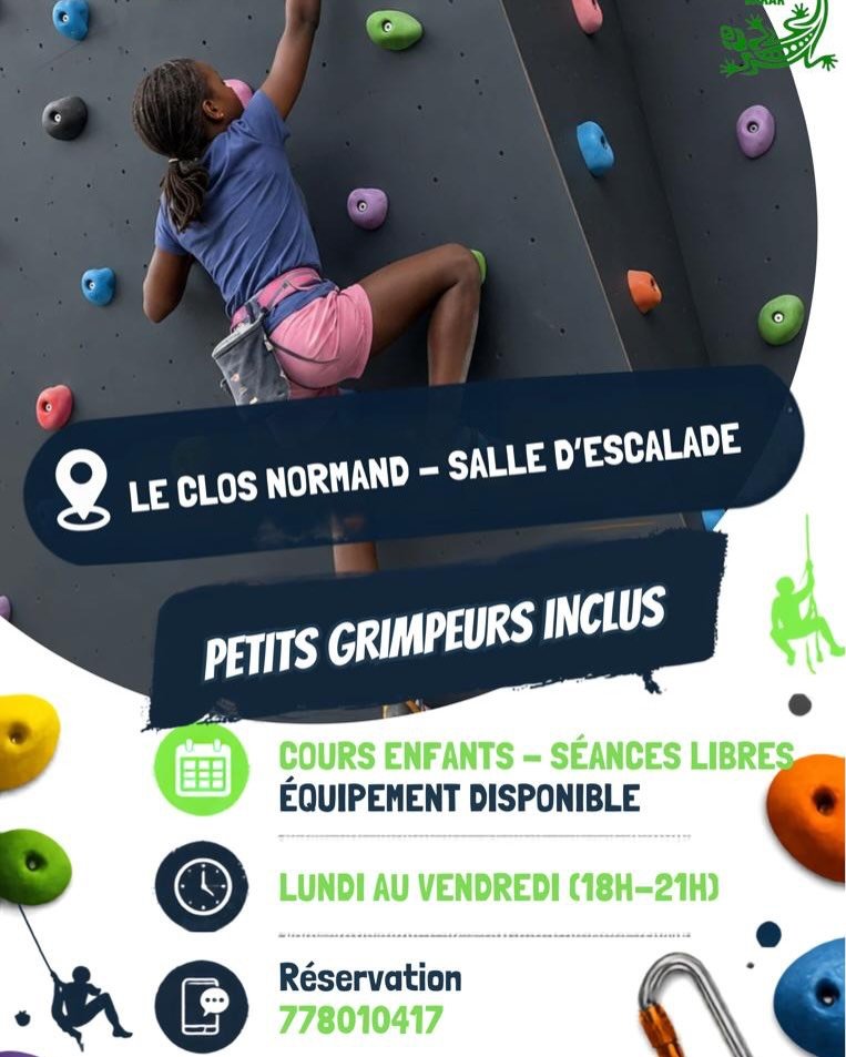 Ouverture de la Salle d'Escalade - Cours Enfants et Séances Libres
