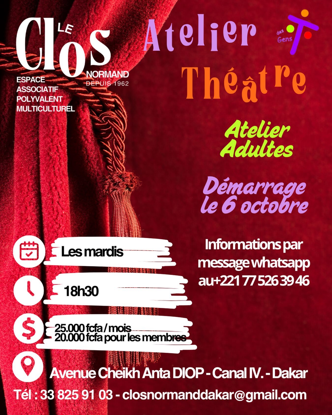 Atelier Théâtre Adultes