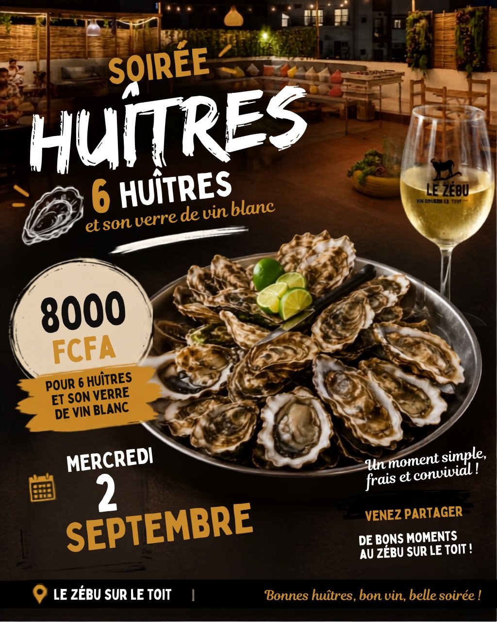 Soirée Huîtres